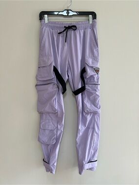 Life Code Progressive Cargo Pants w/ Straps, Lavender Light Purple, M